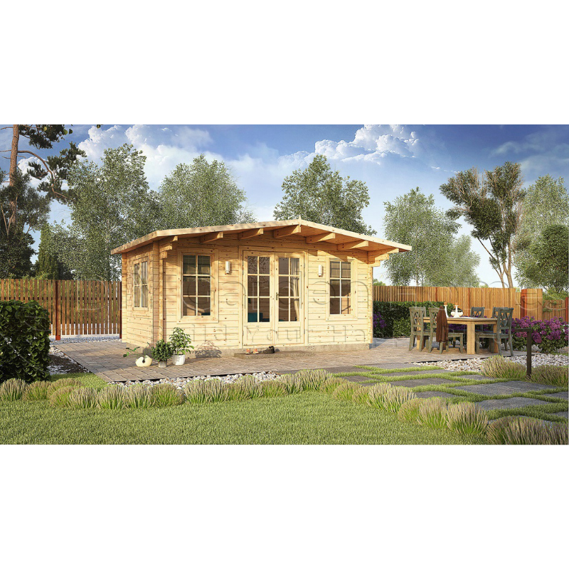 Eurovudas York Log Cabin - 5m x 3m Eurovudas