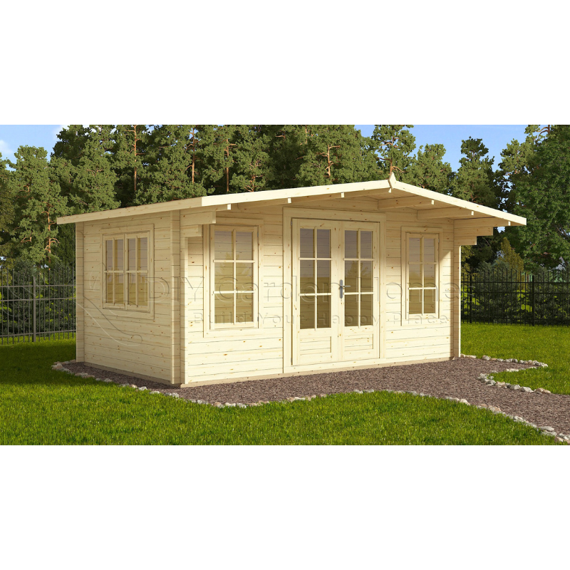 Eurovudas York Log Cabin - 5m x 3m Eurovudas