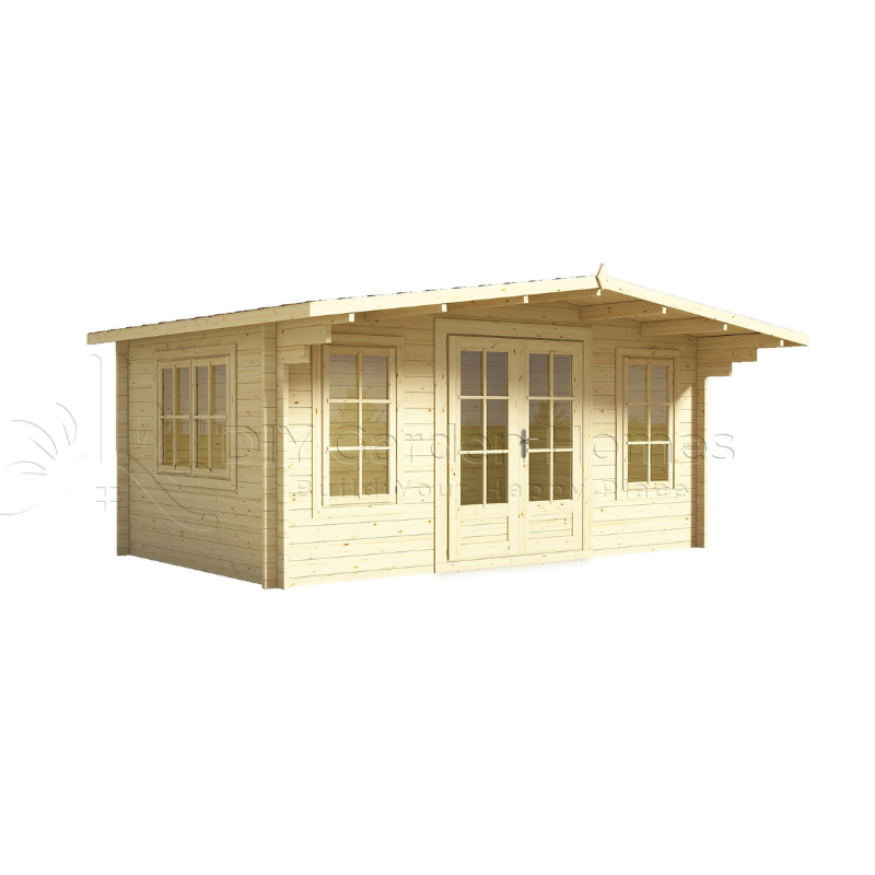 Eurovudas York Log Cabin - 5m x 3m Eurovudas