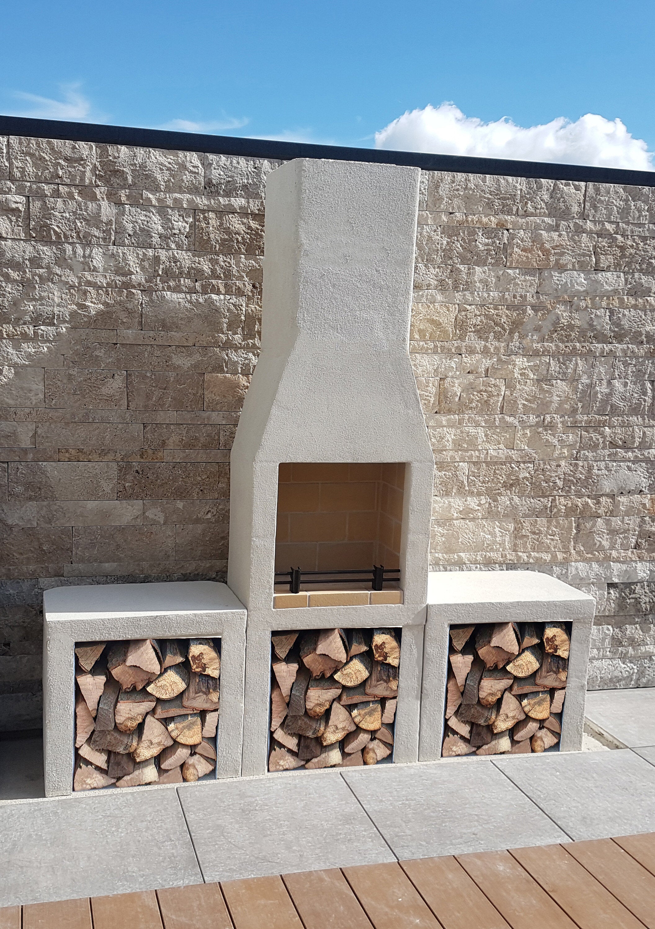 Schiedel Isokern 500 Outdoor Fireplace