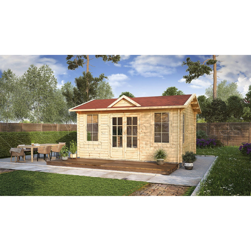 Eurovudas Clockhouse Log Cabin - 5m x 4m Eurovudas