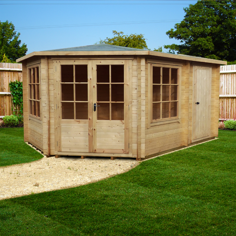 Shire Rowney Log Cabin - 10 x 14