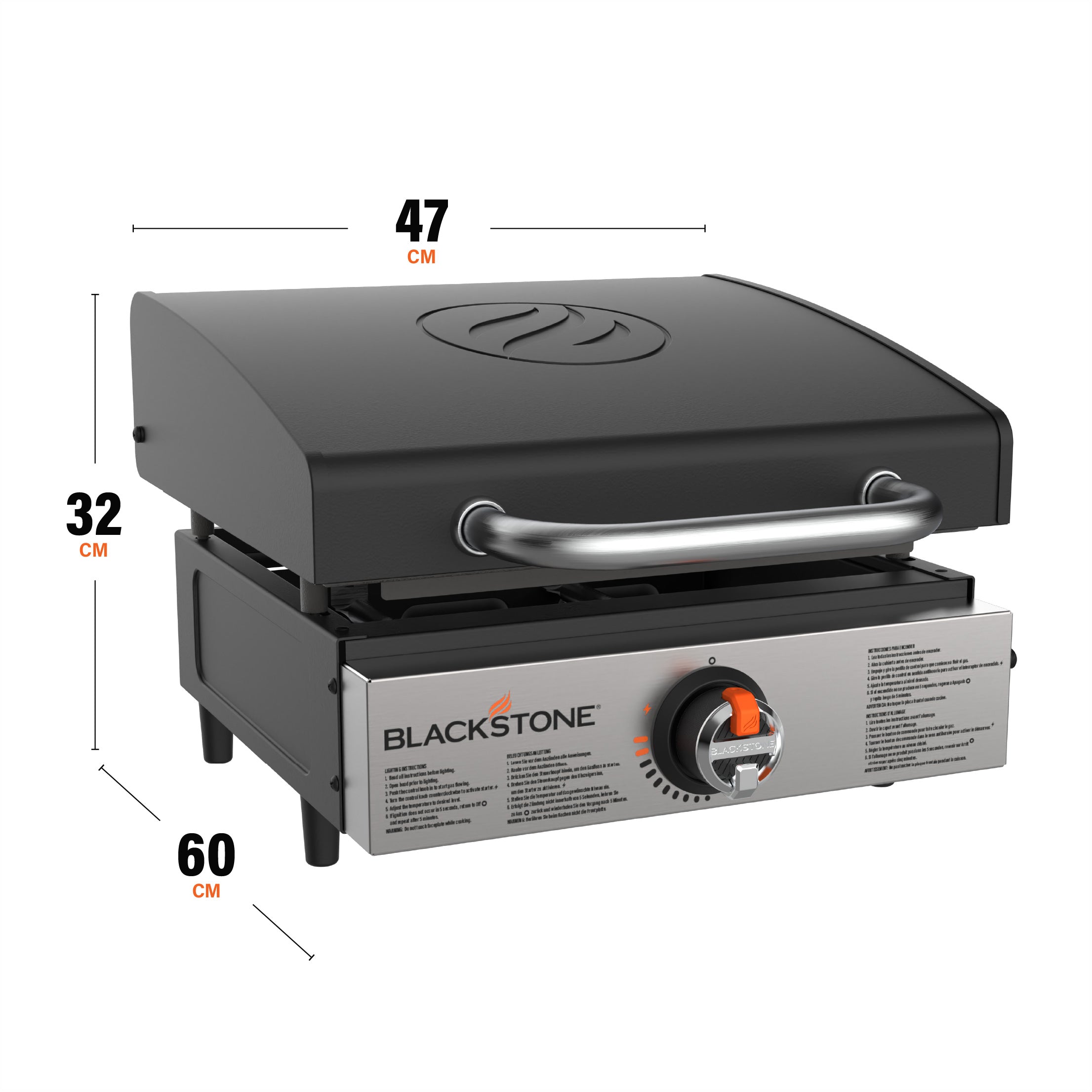 Blackstone Table Top Griddle With Cooking Hood - 17" (257-2143EU)