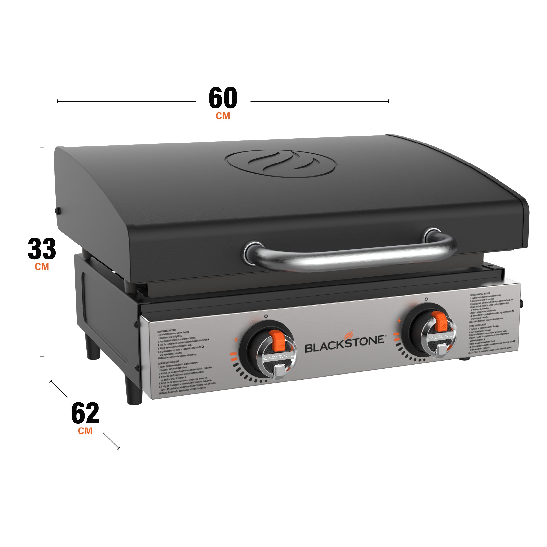 Blackstone Table Top Griddle With Cooking Hood - 22" (257-2144EU)