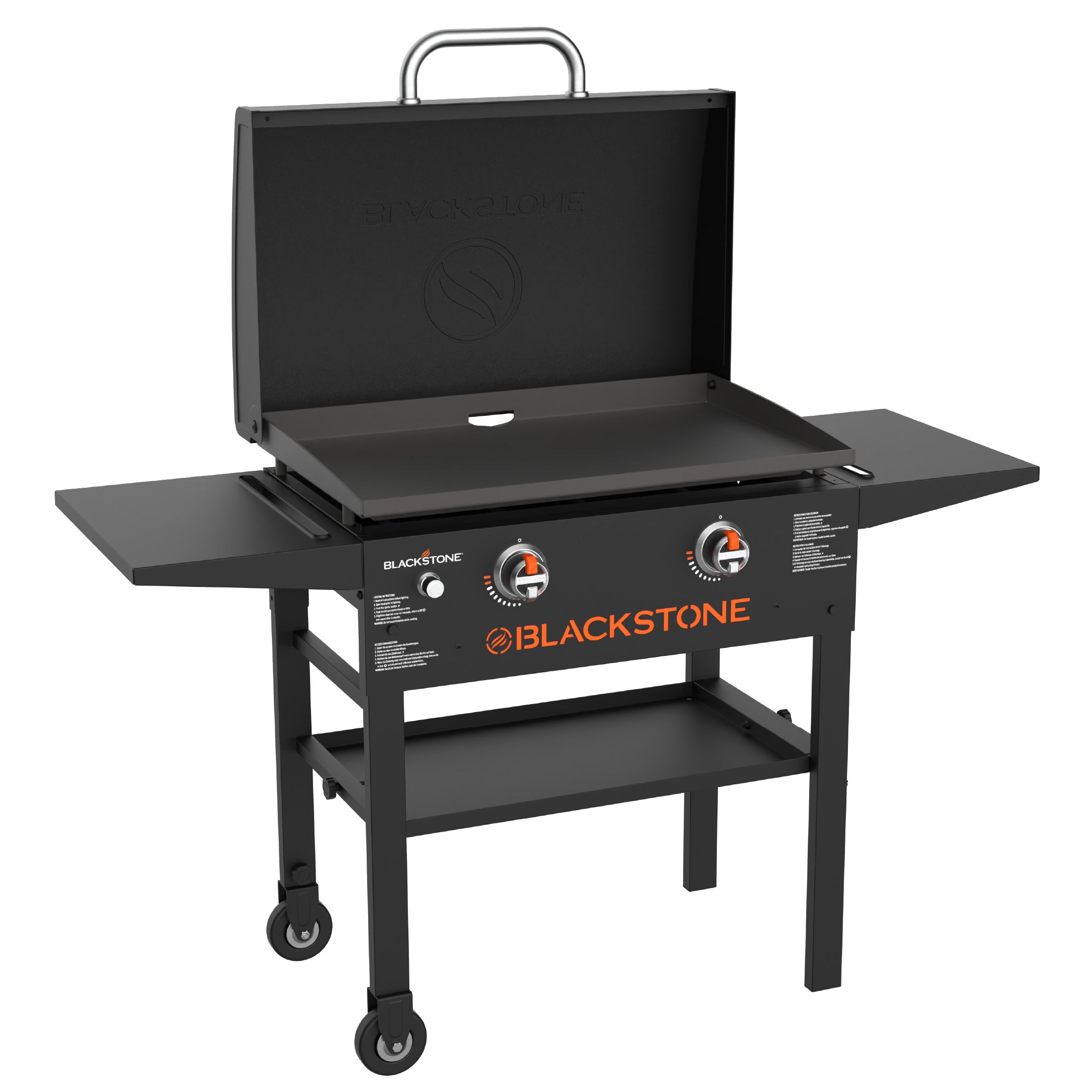 Blackstone Griddle With Side Shelf & Cooking Hood - 28" (257-2147EU)