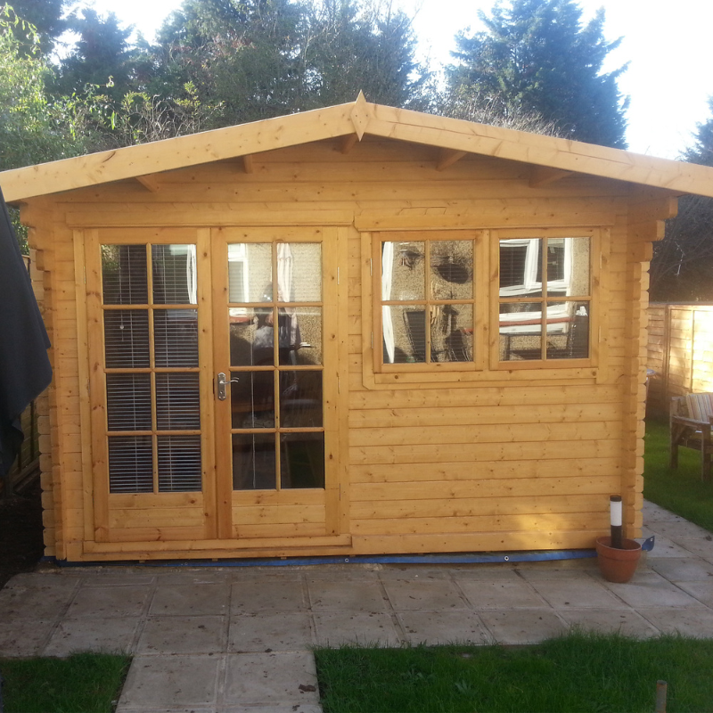 Shire Abbeyford Log Cabin - 12 x 14