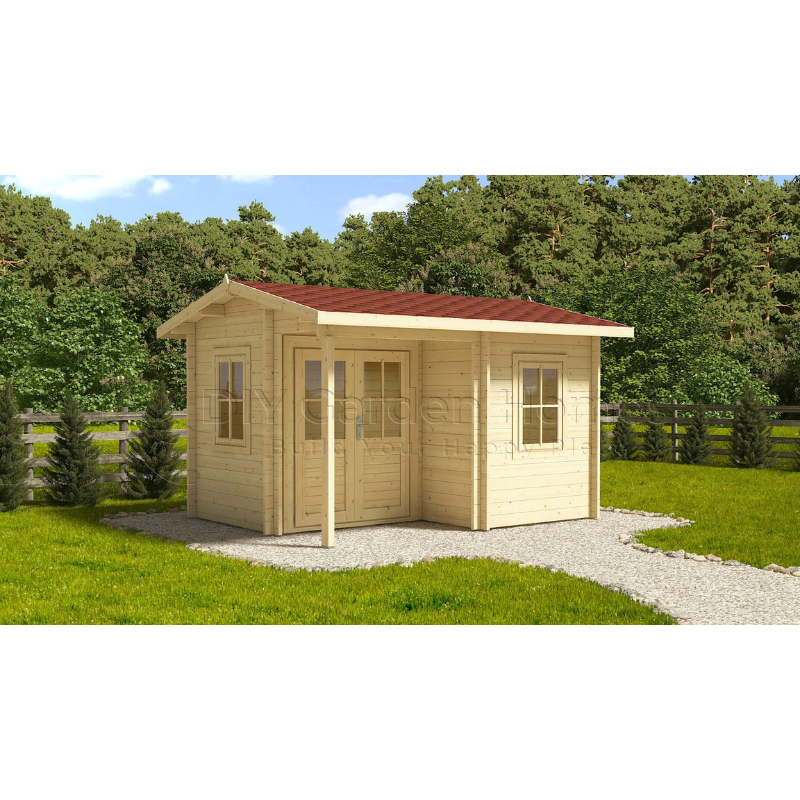 Eurovudas Alpina Log Cabin - 4m x 3m