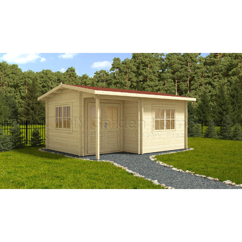 Eurovudas Alpina Log Cabin - 5m x 4m