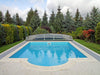 Corona Low Telescopic Swimming Pool Enclosure DIY Garden Homes