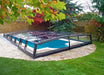Corona Low Telescopic Swimming Pool Enclosure DIY Garden Homes