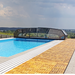 Oceanic Low Telescopic Pool Enclosure Alukov