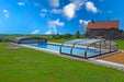 Oceanic Low Telescopic Pool Enclosure Alukov