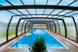 Omega High Retractable Swimming Pool Enclosure Alukov