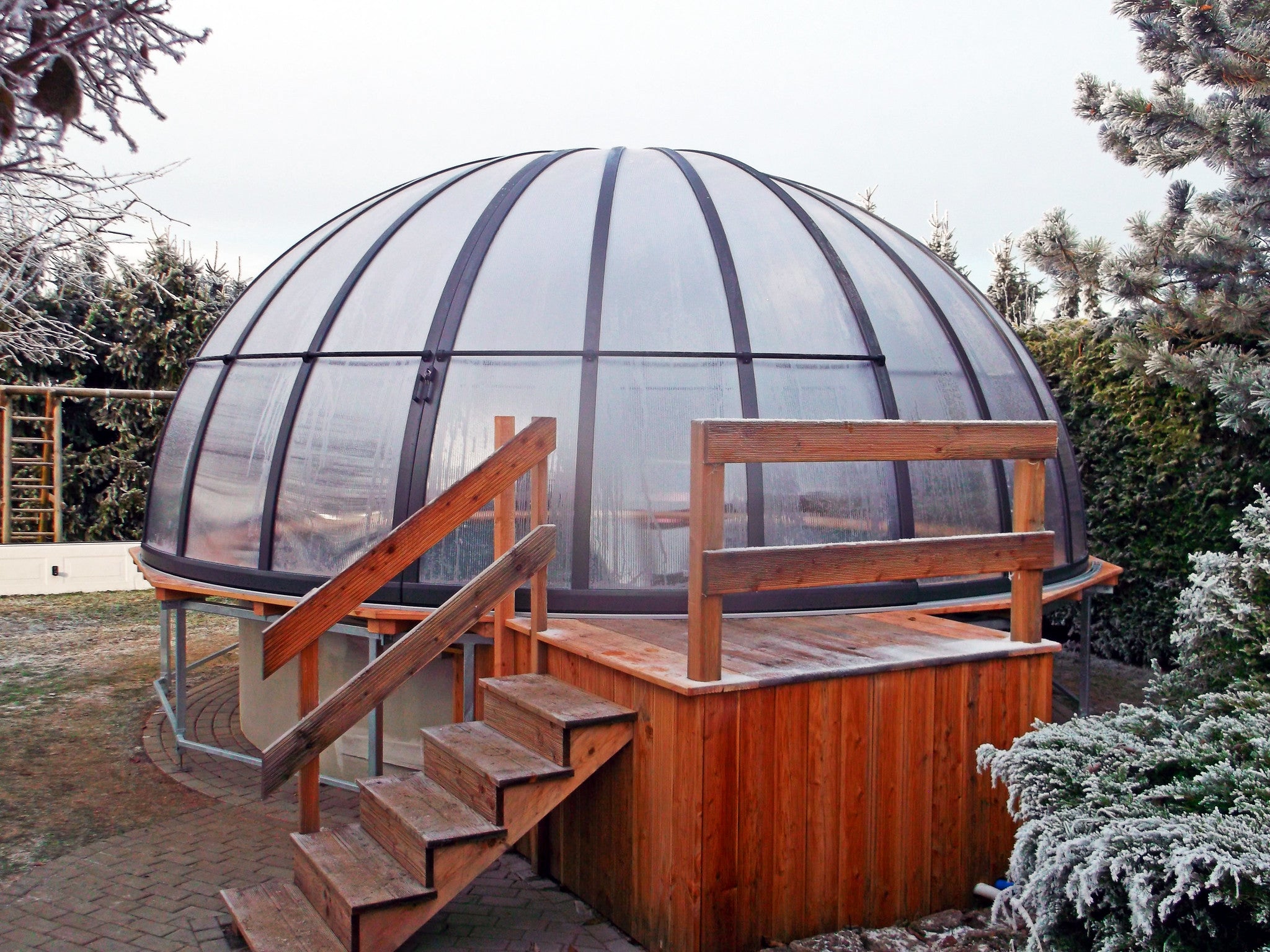 Orient Dome Circular Pool Enclosure Alukov
