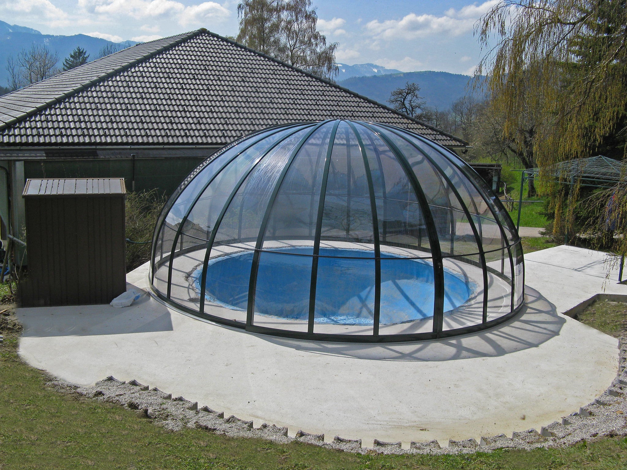 Orient Dome Circular Pool Enclosure Alukov