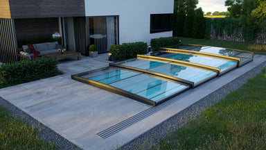 Parade Low Ultra Low Telescopic Swimming Pool Enclosure Alukov