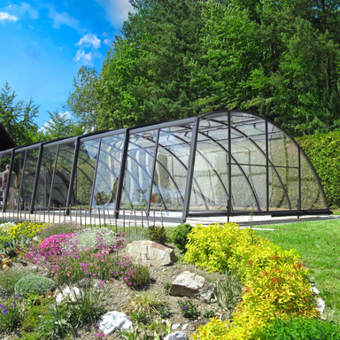 Ravena High Retractable Pool Enclosure Alukov