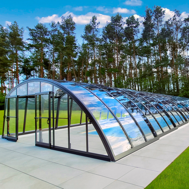 Ravena High Retractable Pool Enclosure Alukov