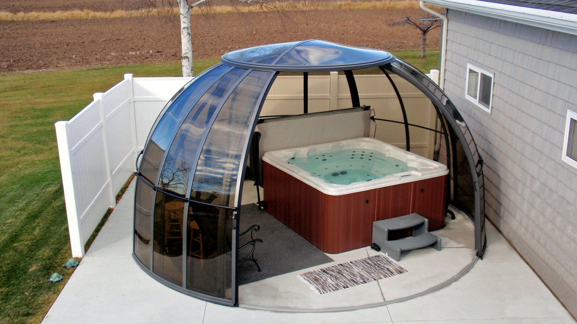 Orlando Spa Dome Hot Tub Enclosure Alukov