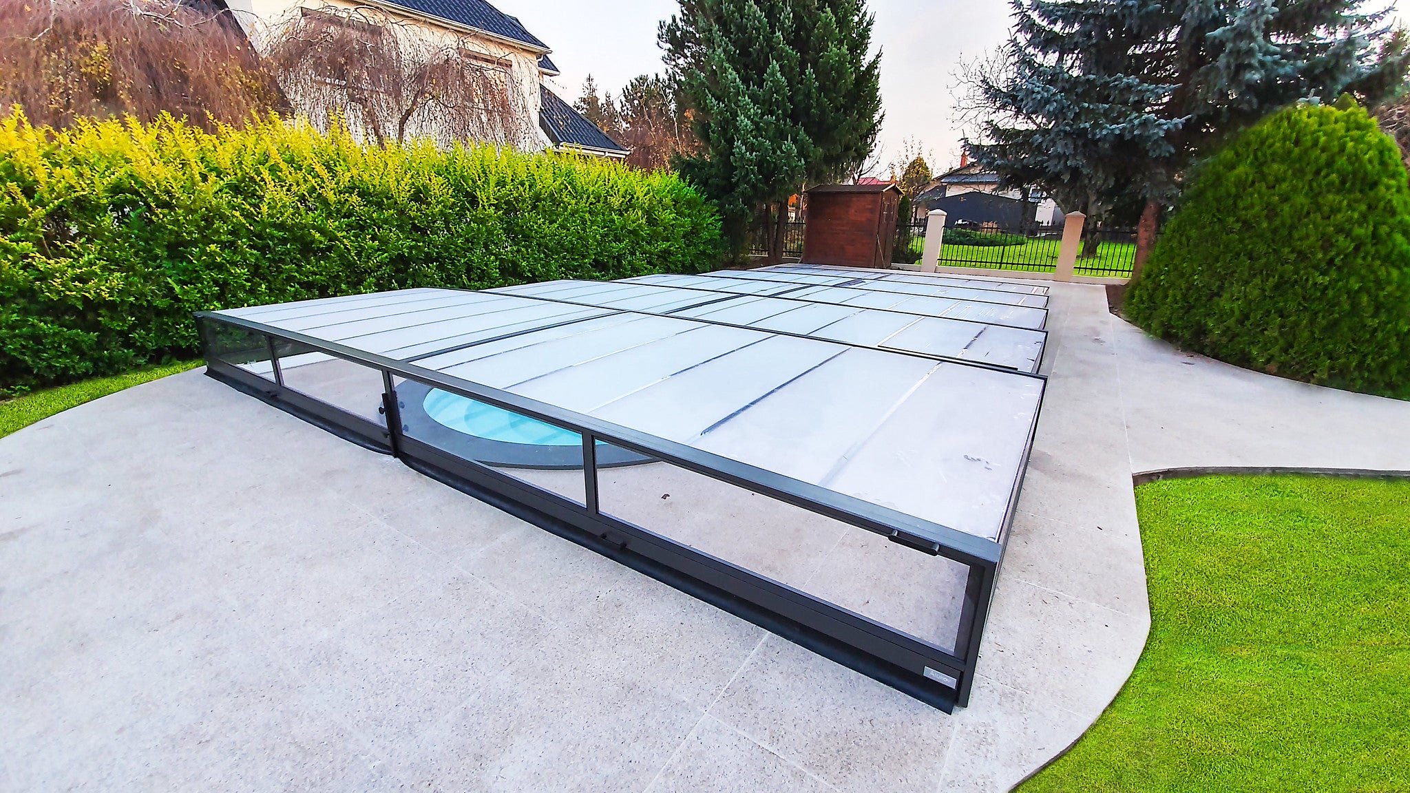 Terra Ultra Low Retractable Pool Enclosure Alukov