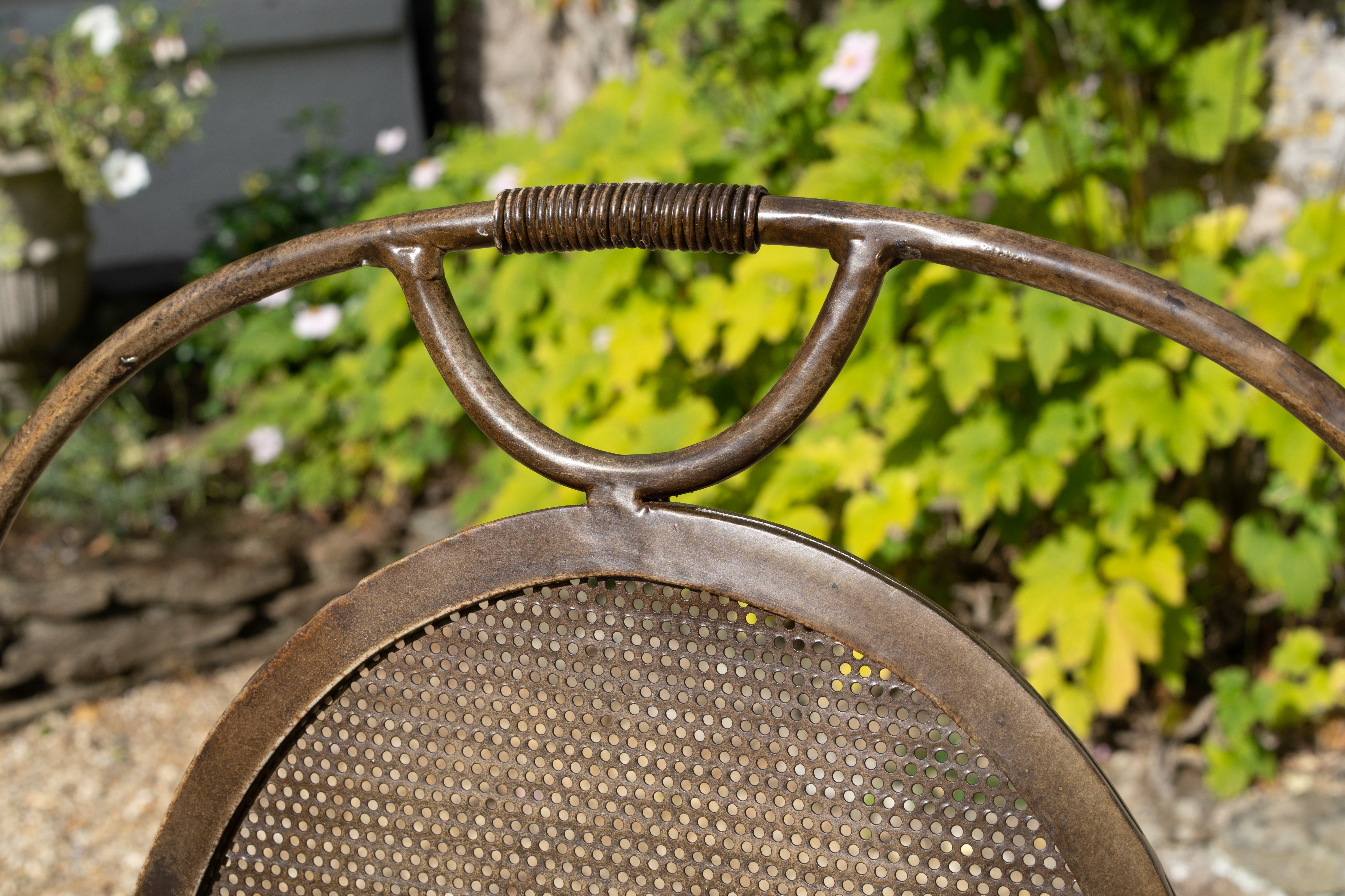 Nkuku Parwaha Iron Bistro Chair