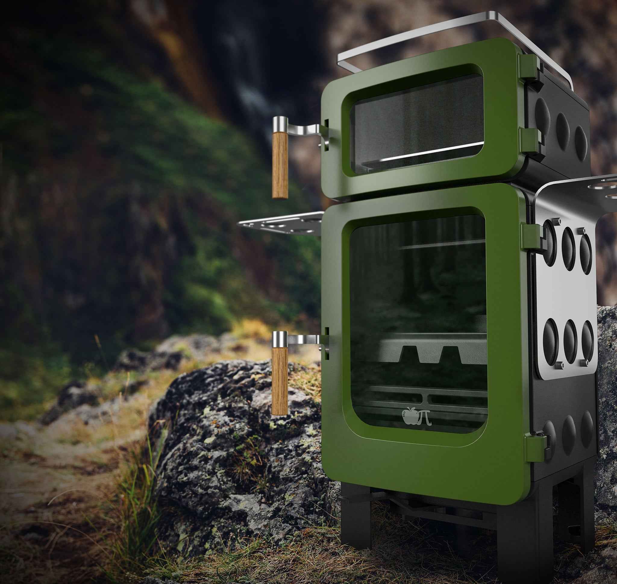 Ekol ApplePie Baked Apple 4kW Wood Burning Stove Saltfire