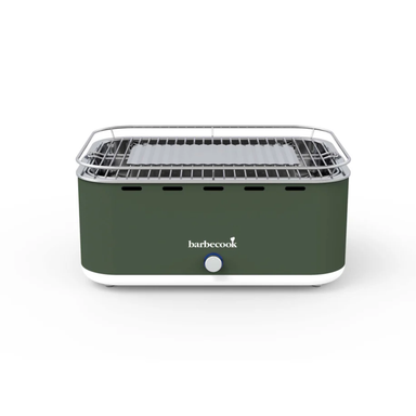 Barbecook Carlo Portable Charcoal Table Grill - Green/Grey/Red/Yellow Barbecook