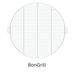 The classic style grill grid to cook food on top of.