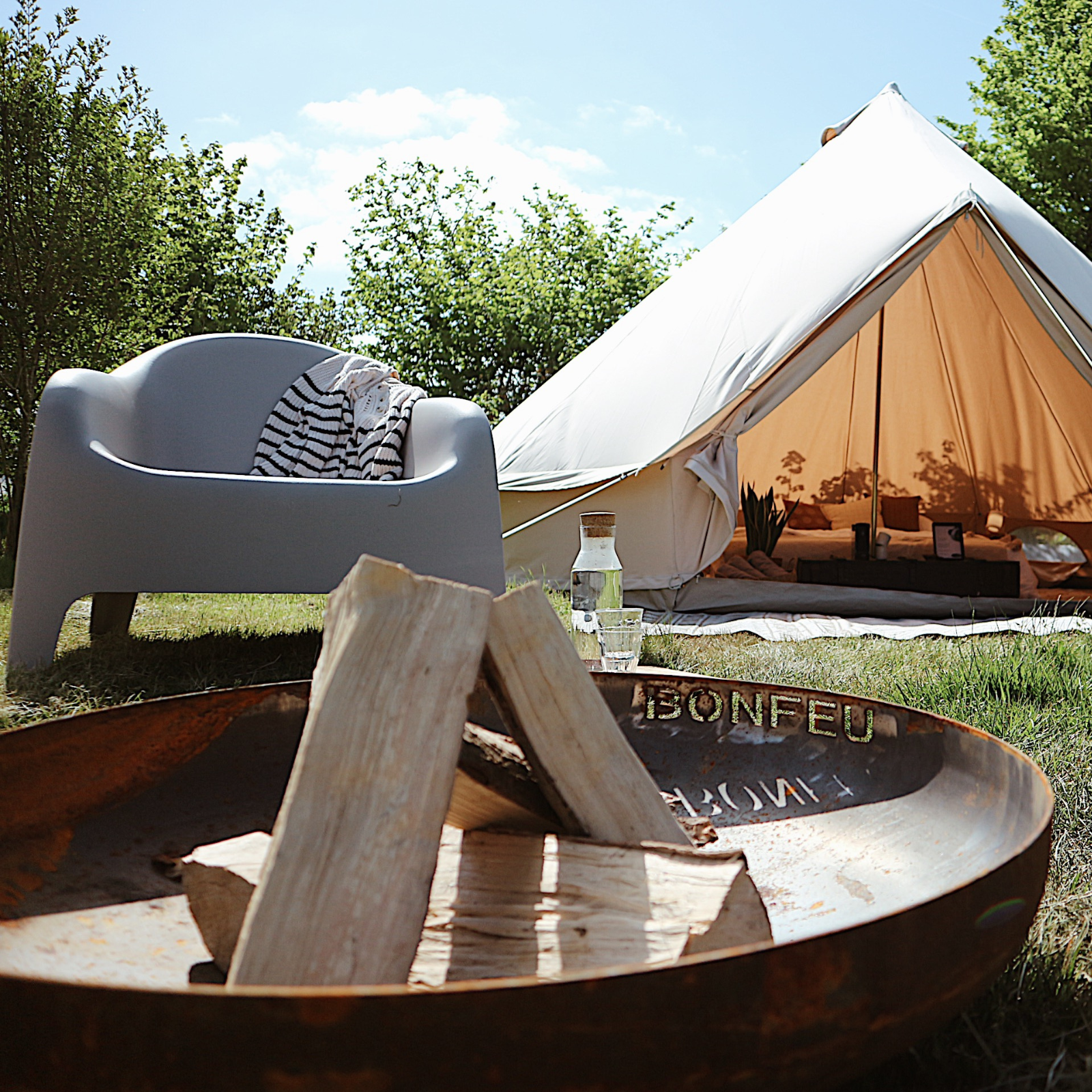 Bonfeu Bonbowl 80cm Outdoor Fire Bowl - Corten
