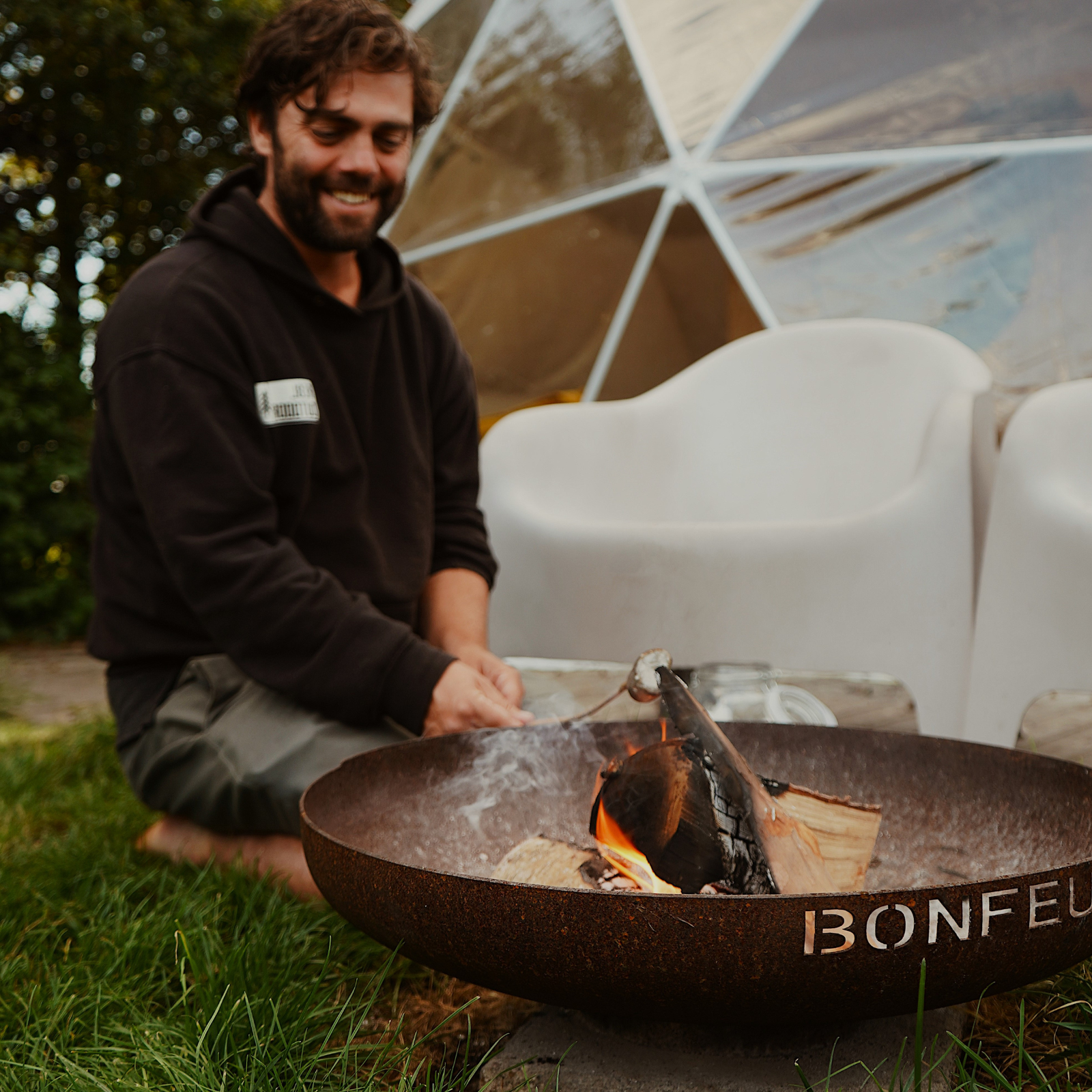 Bonfeu Bonbowl 80cm Outdoor Fire Bowl - Corten