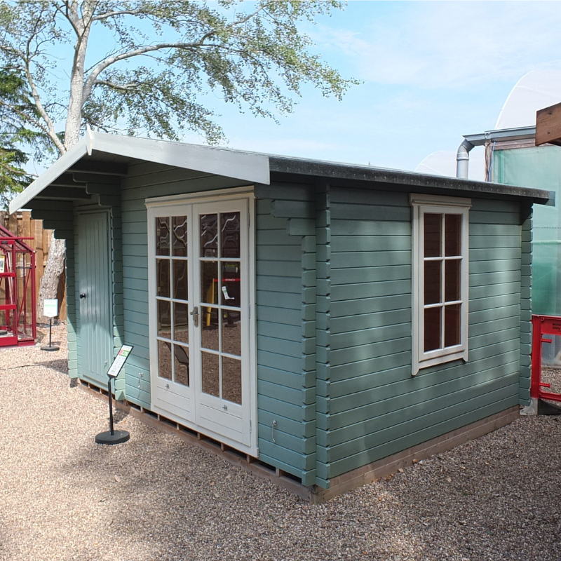 Shire Bourne Log Cabin - 14 x 14