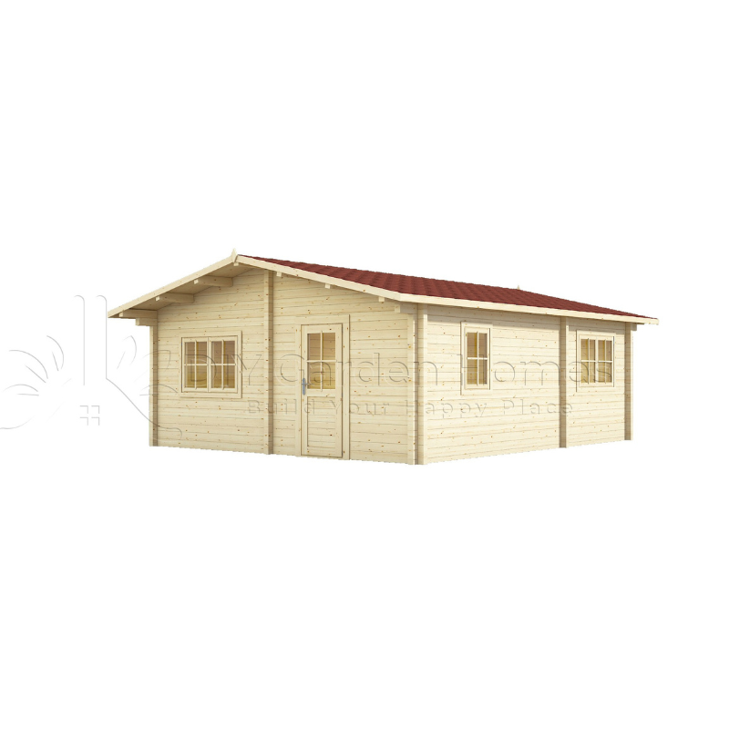 Eurovudas Bristol Log Cabin - 6m x 7m