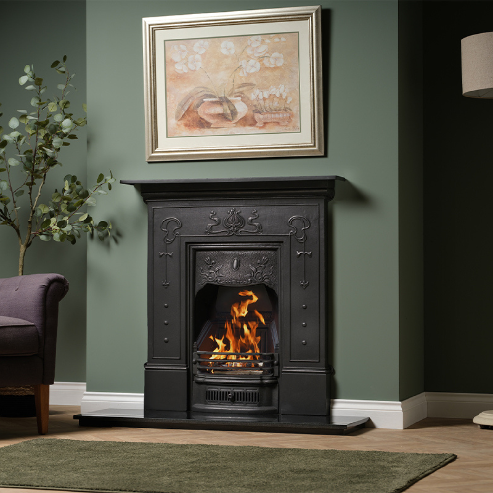 Carron Bella Cast Iron Combination Fireplace