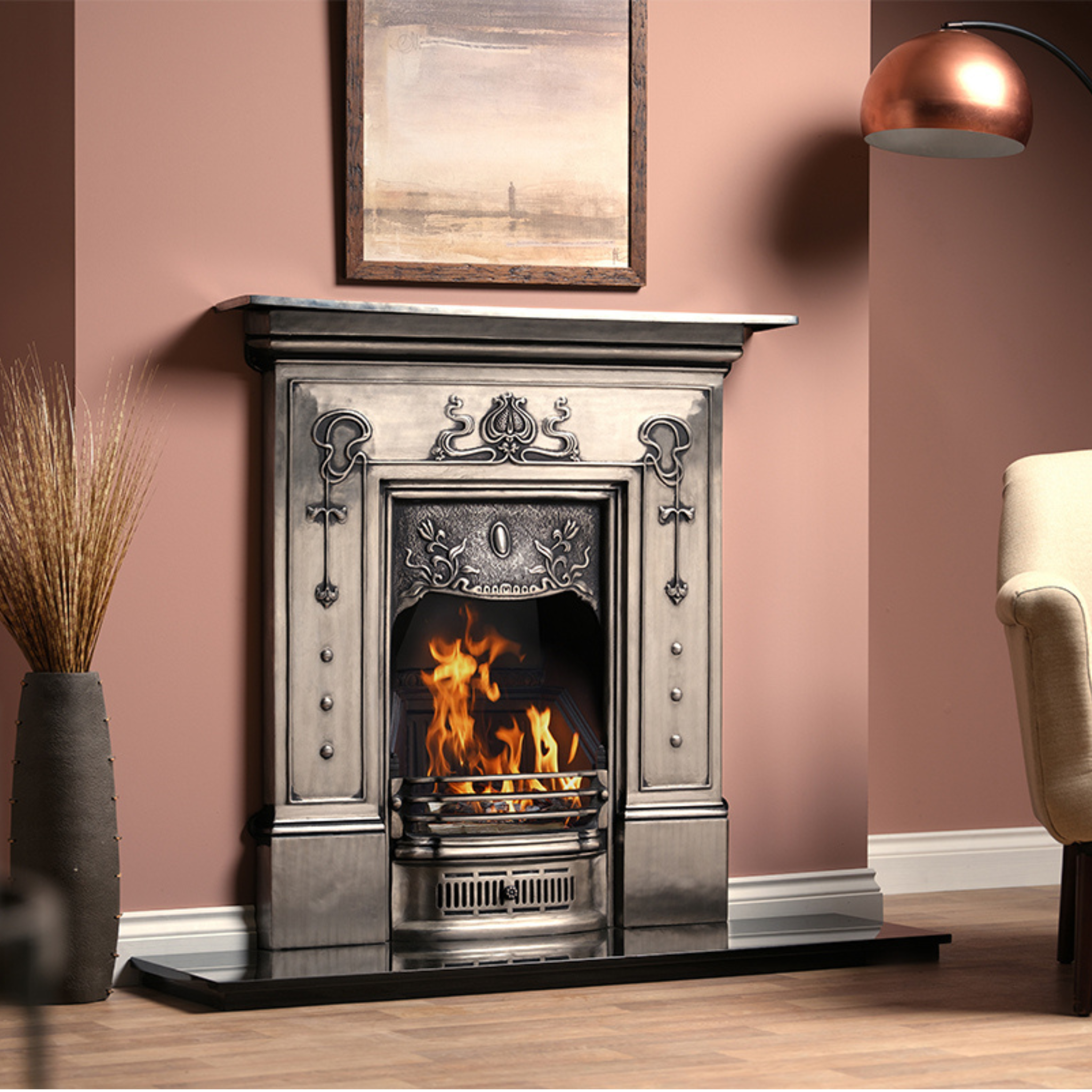 Carron Bella Cast Iron Combination Fireplace