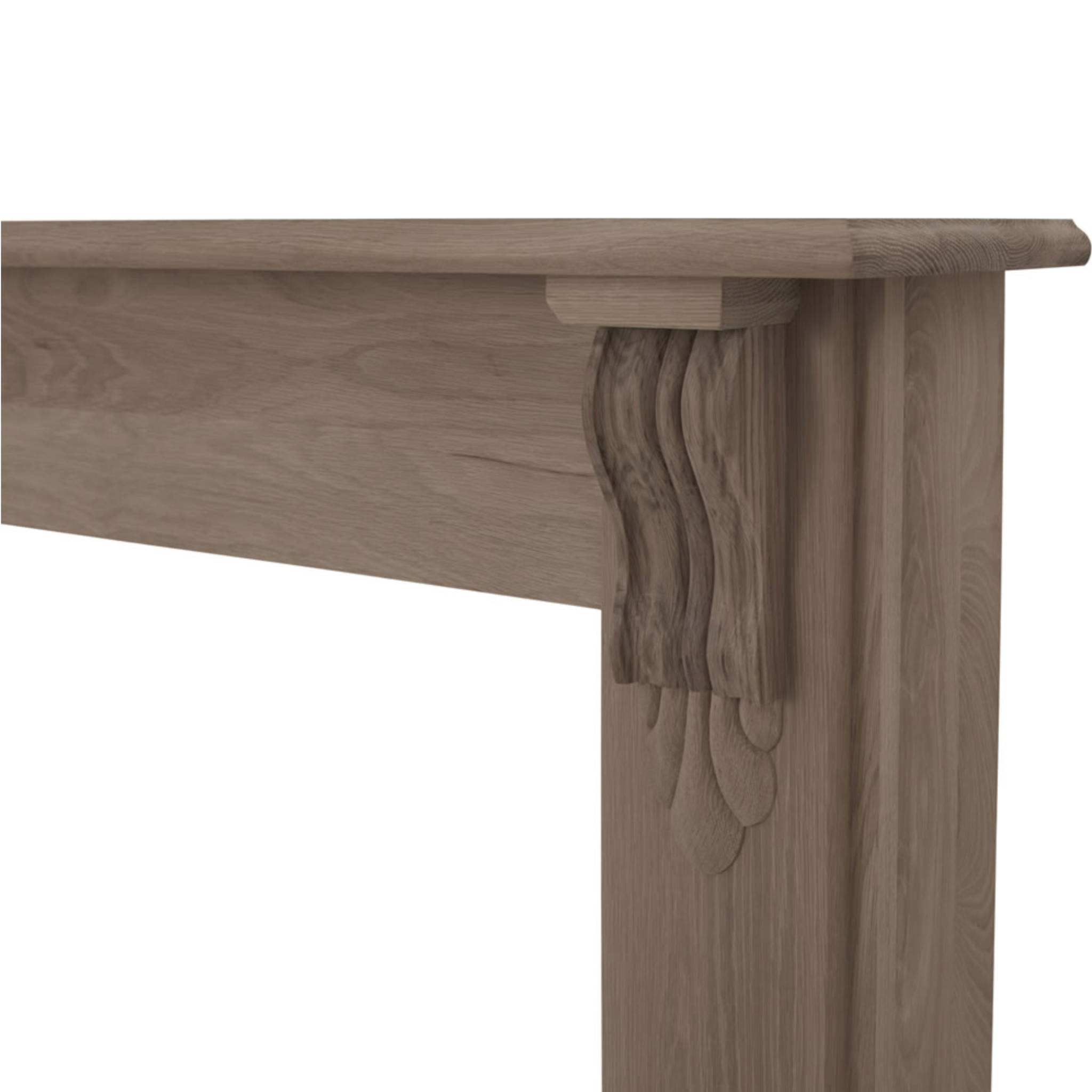 Carron The Edinburgh Wooden Fireplace Surround