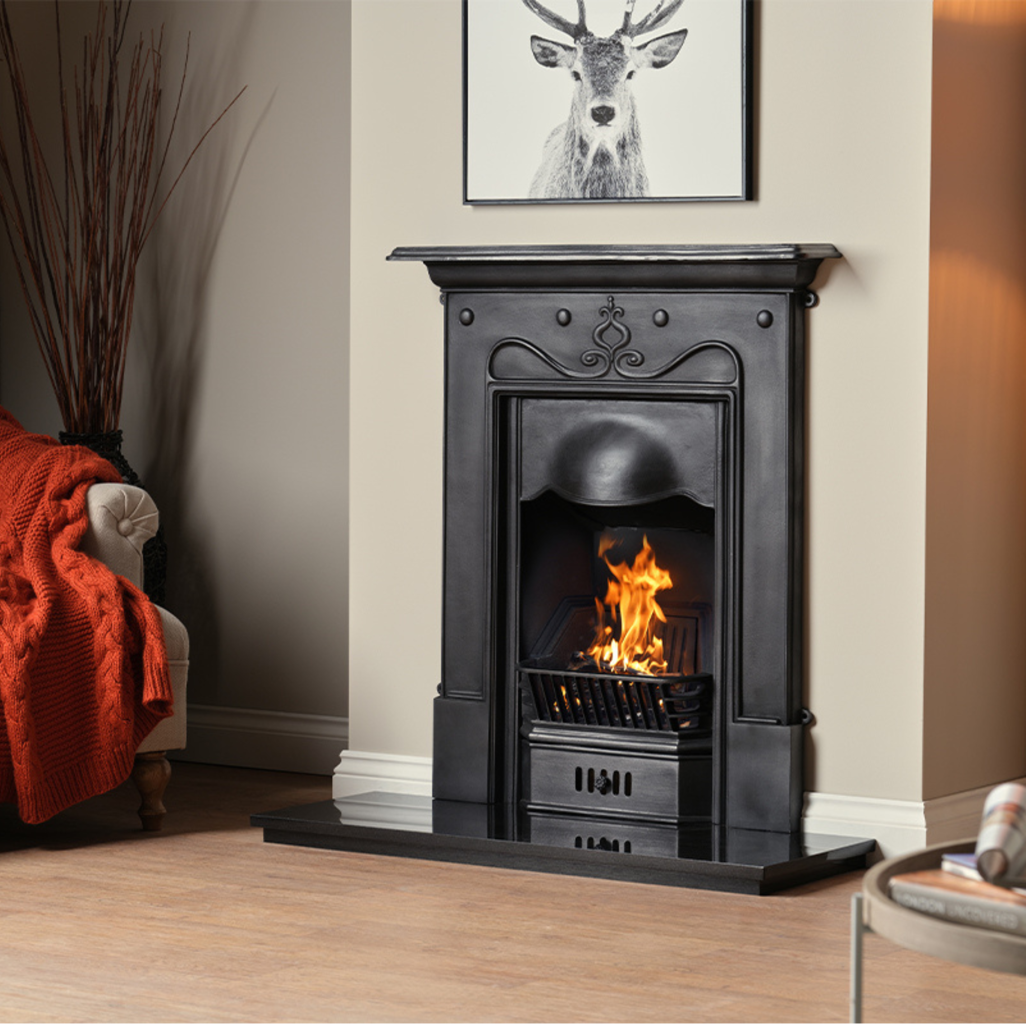 Carron Tulip Cast Iron Combination Fireplace