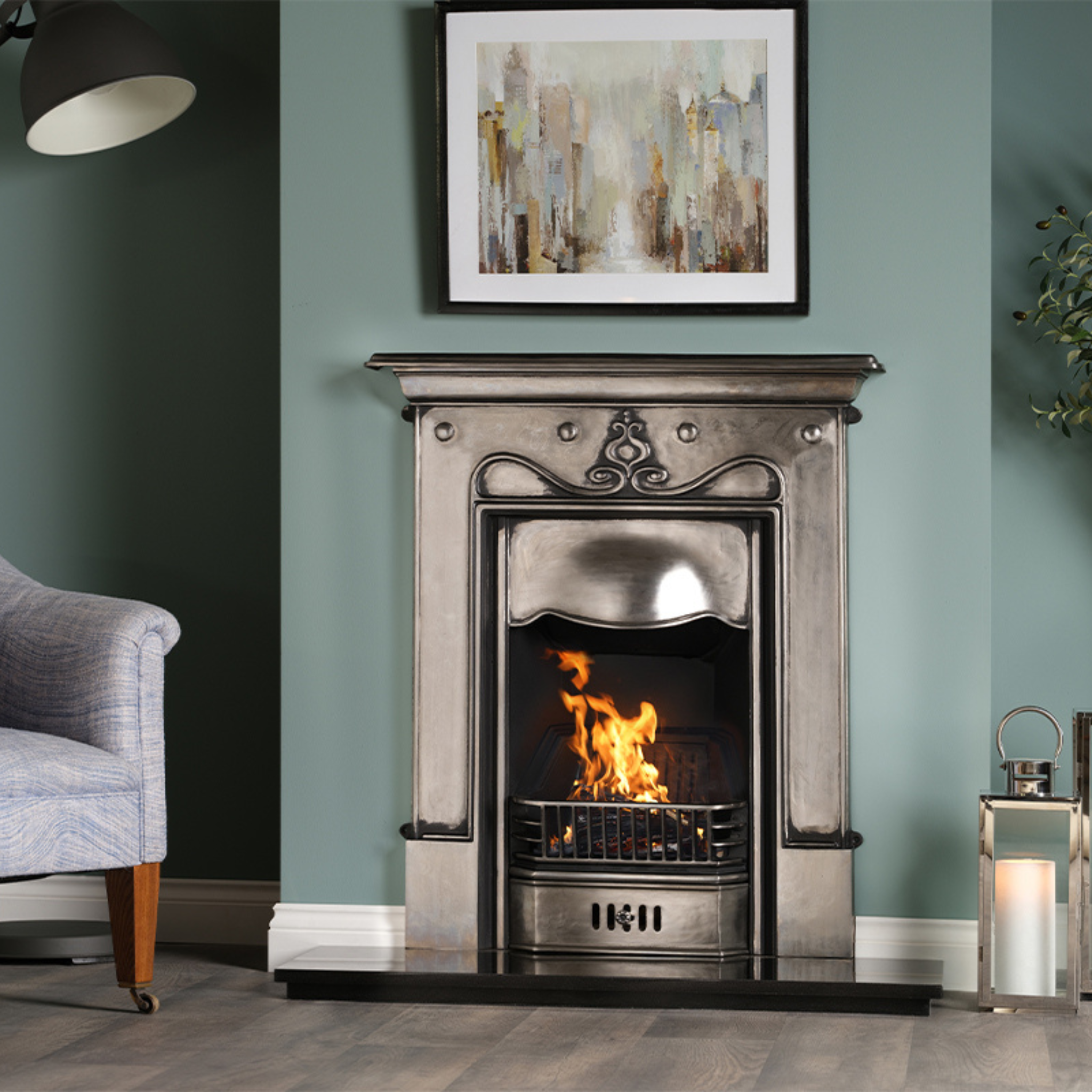 Carron Tulip Cast Iron Combination Fireplace