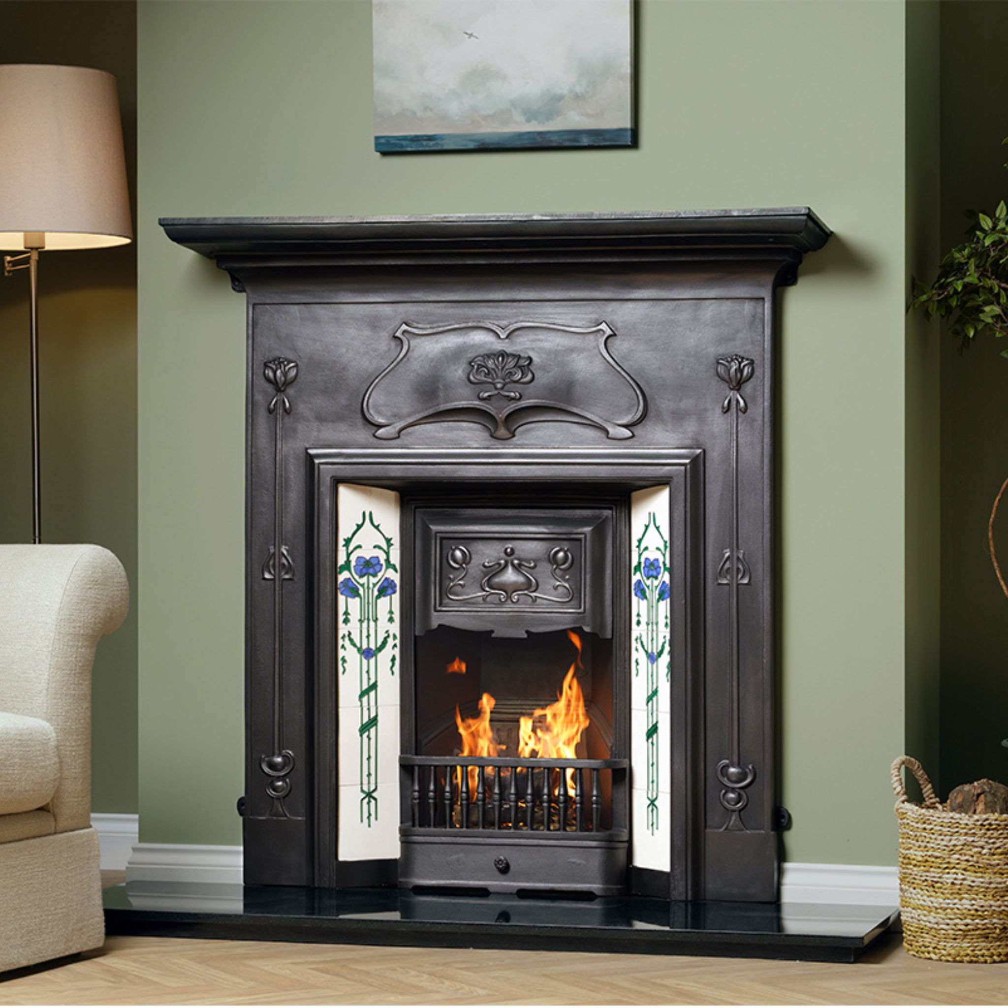 Carron Verona Cast Iron Combination Fireplace
