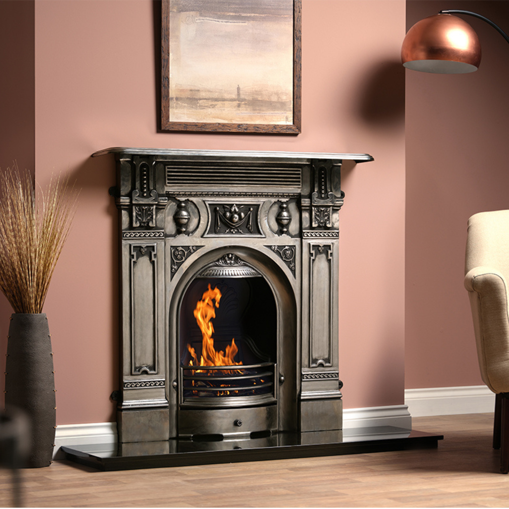 Carron Victorian Cast Iron Combination Fireplace (Large)
