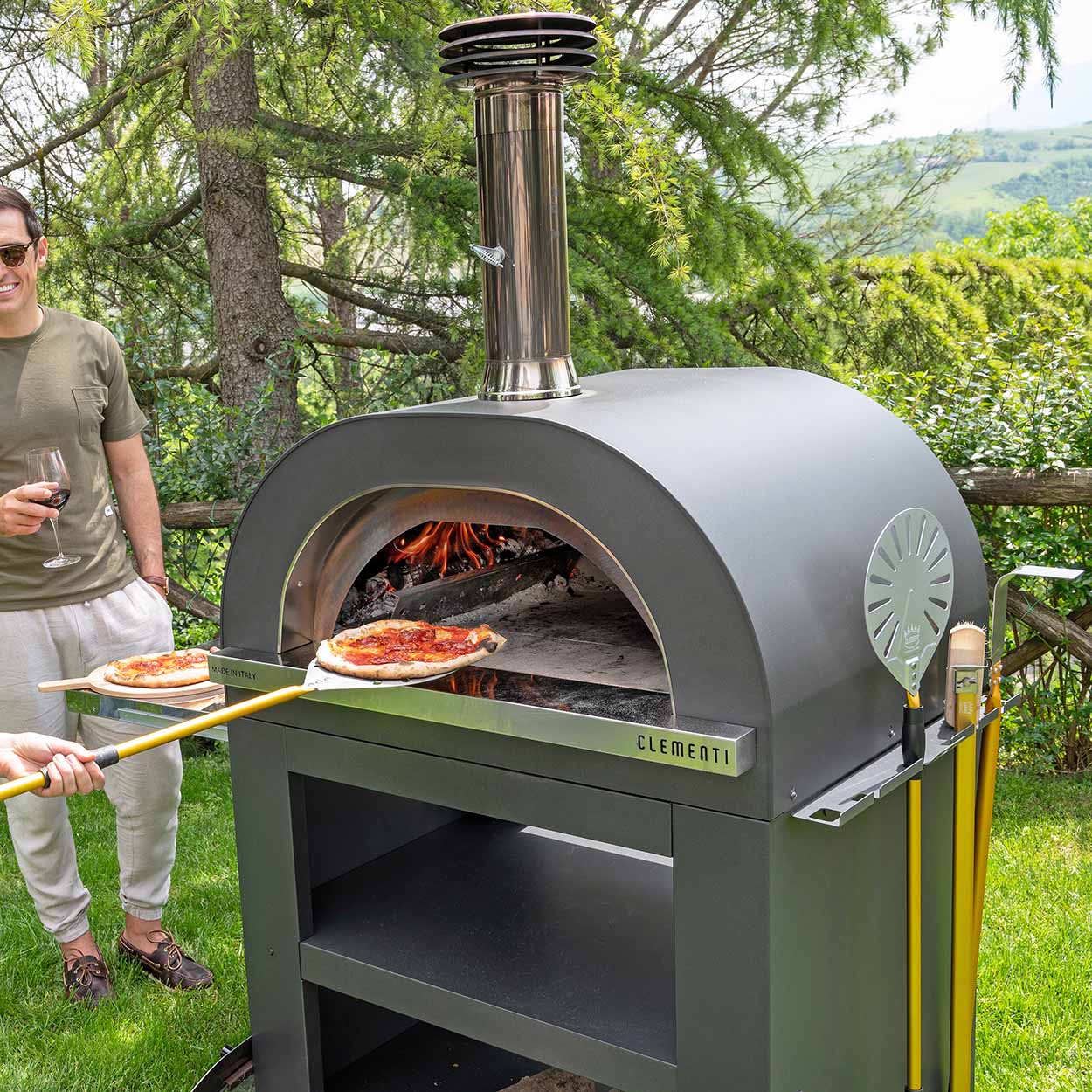 Clementi Golden Wood Fired Pizza Oven - 60 x 60