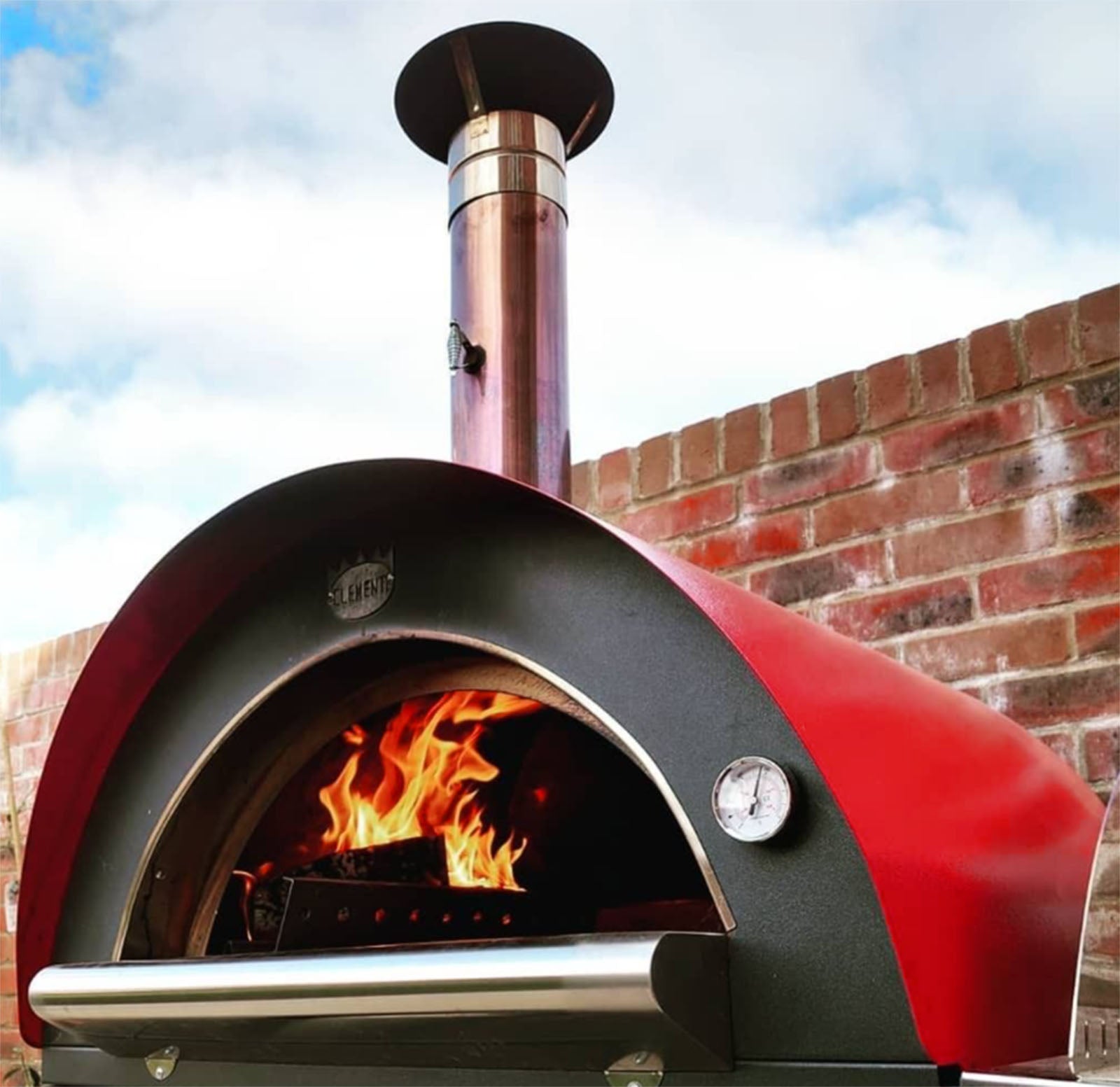 Clementi Pulcinella Wood Fired Pizza Oven - 60 x 60 (Includes 6-Piece Accessory Kit)