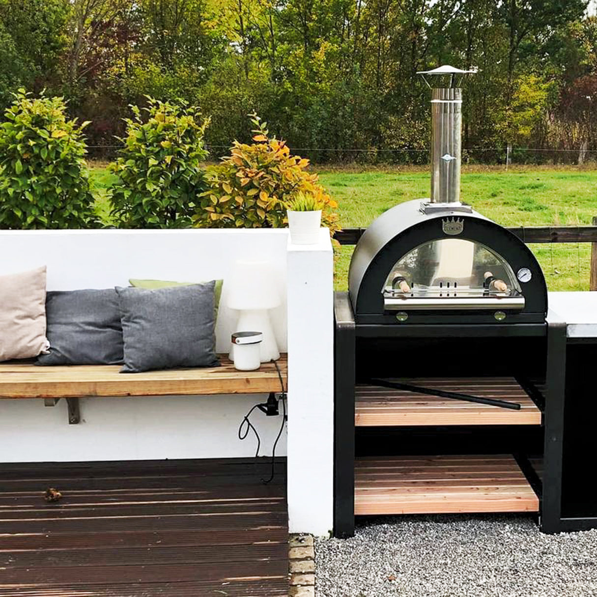 Clementi Pulcinella Wood Fired Pizza Oven - 60 x 60 (Includes 6-Piece Accessory Kit)