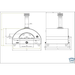 Clementi Remida Plus Gas Fired Table Top Pizza Oven Clementi