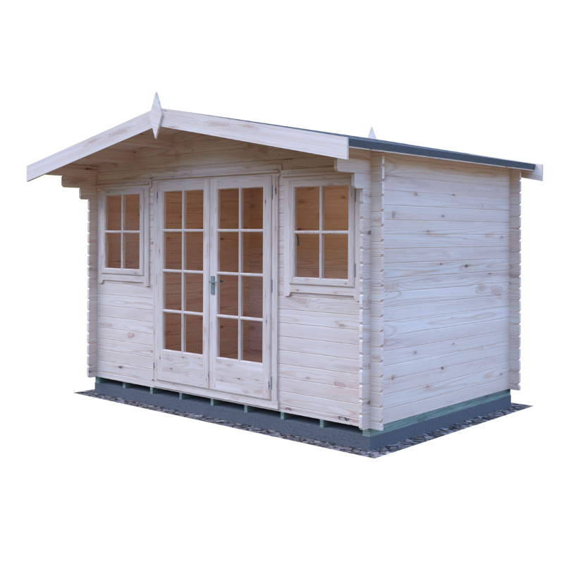 Shire Clipstone Log Cabin - 12 x 10