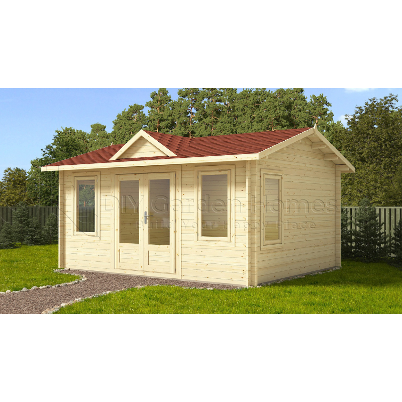 Eurovudas Clockhouse Log Cabin - 5m x 4m