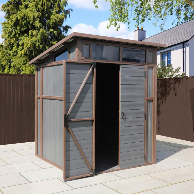 Mercia Premium Composite Pent Shed - 7ft x 7ft