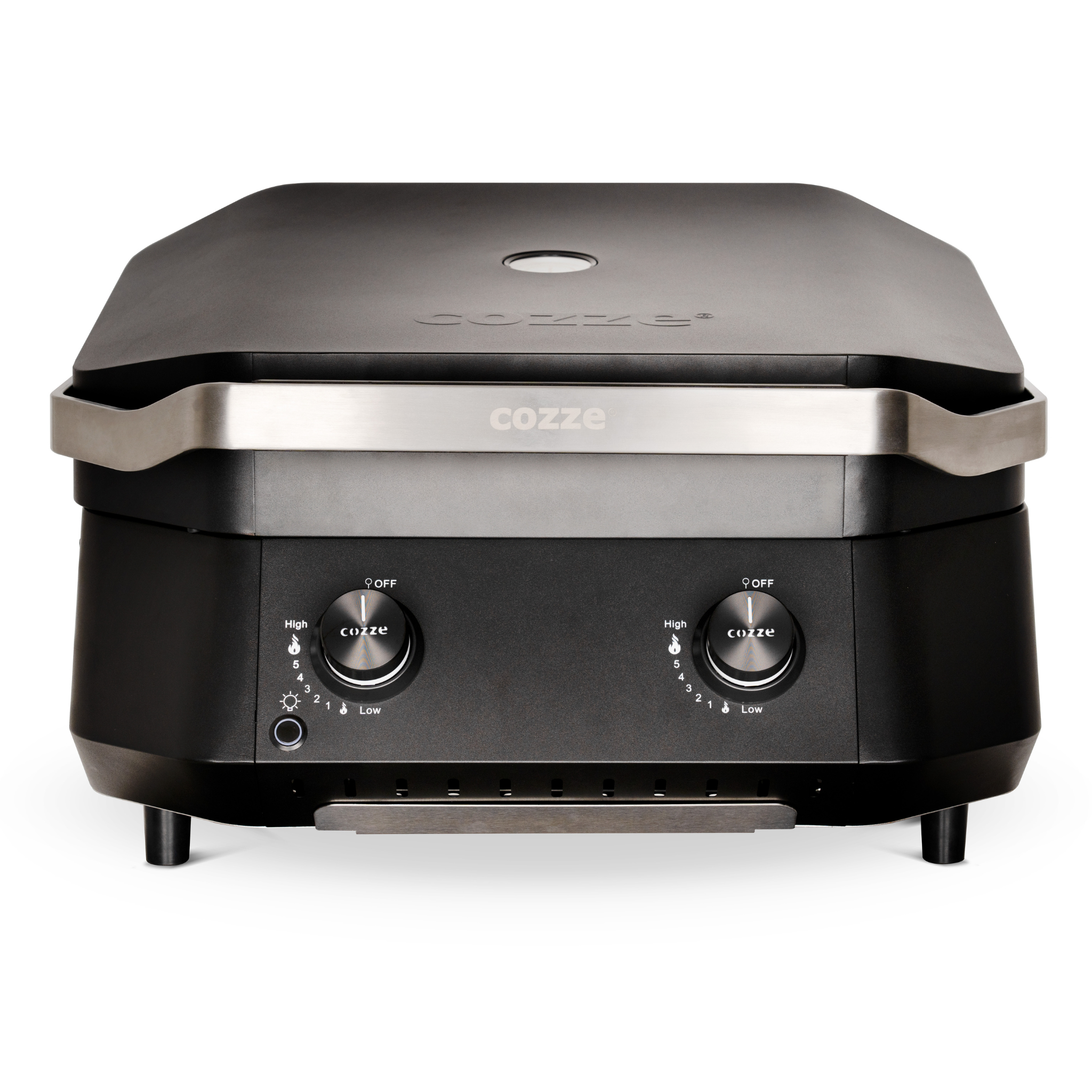 Cozze G-500 Dual Burner Gas Plancha With Lid - 51 × 39 cm (Cooking Area) Cozze Dream