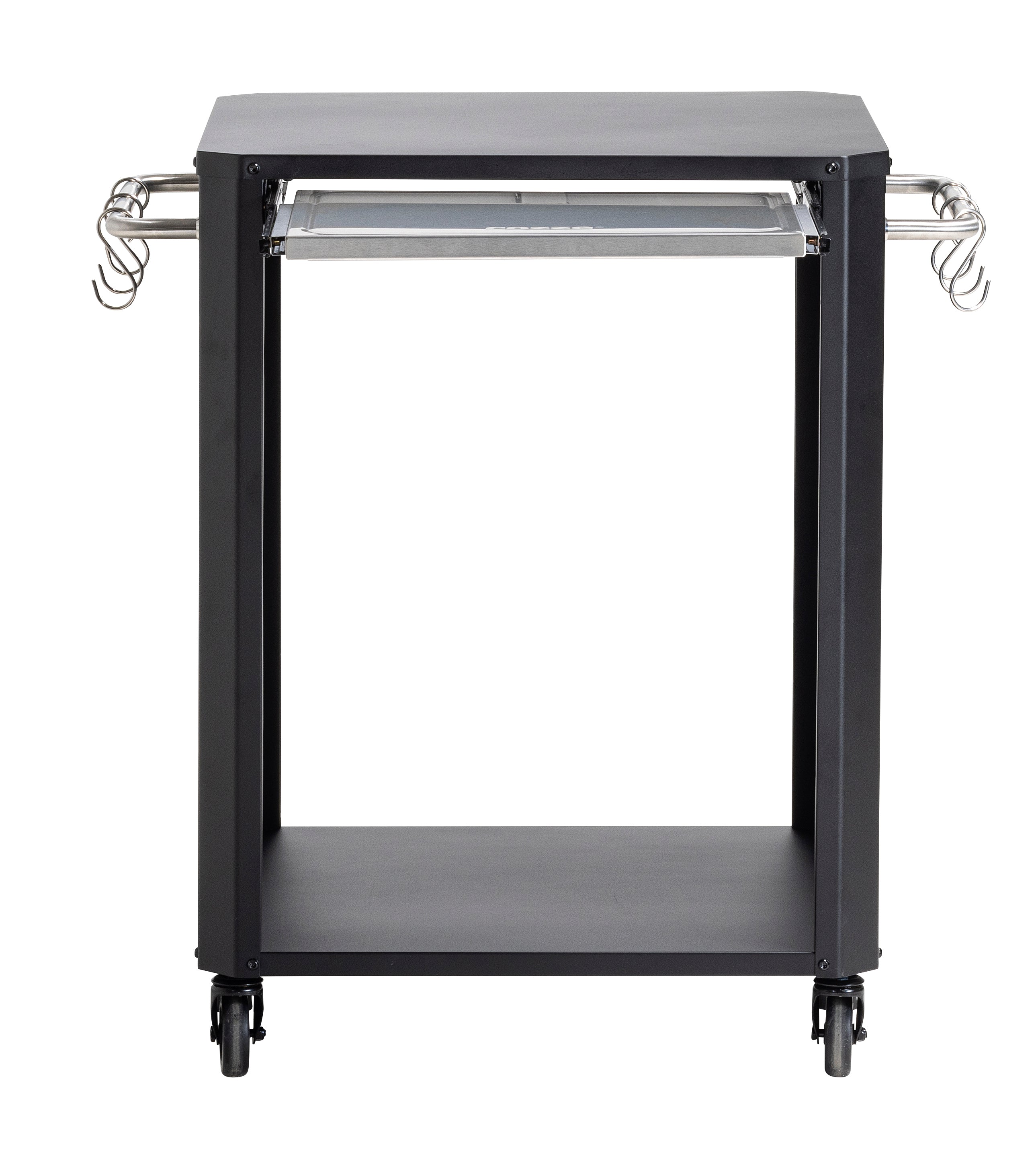 Cozze Outdoor Table With Pull Out Stainless Steel Prep Shelf Cozze Dream