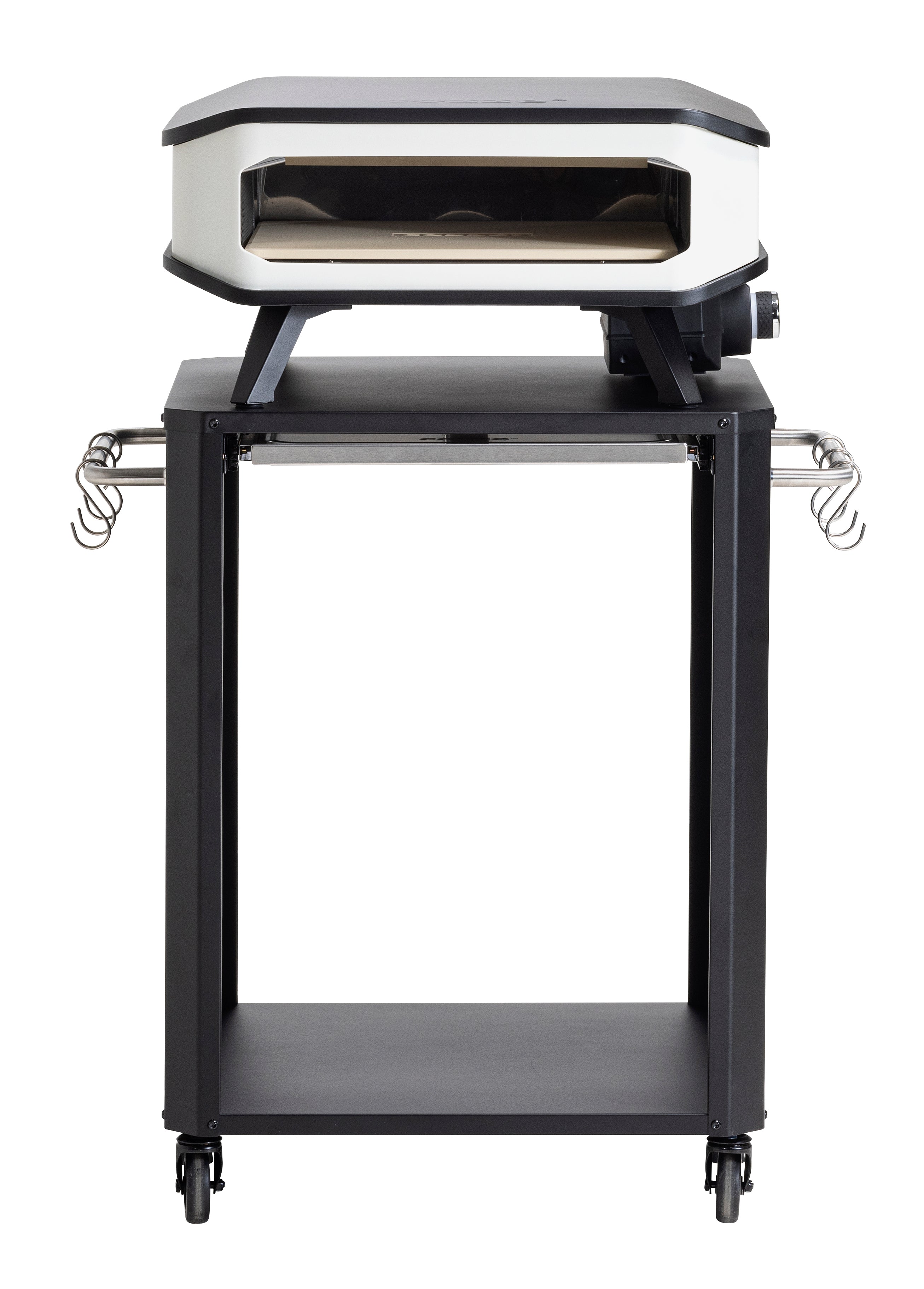 Cozze Outdoor Table With Pull Out Stainless Steel Prep Shelf Cozze Dream