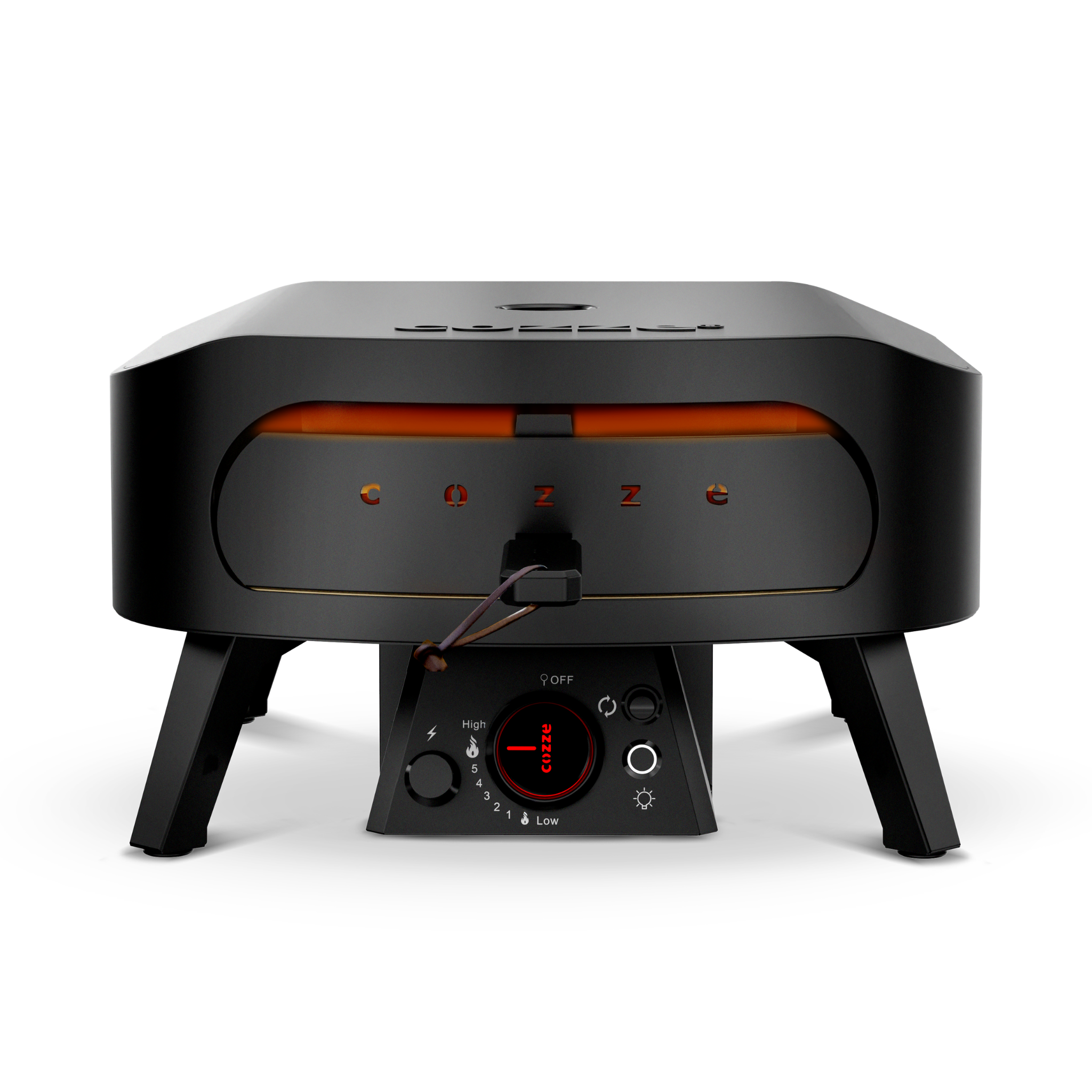 Cozze 13 Inch Gas Fired Rotating Pizza Oven - Black Edition Cozze